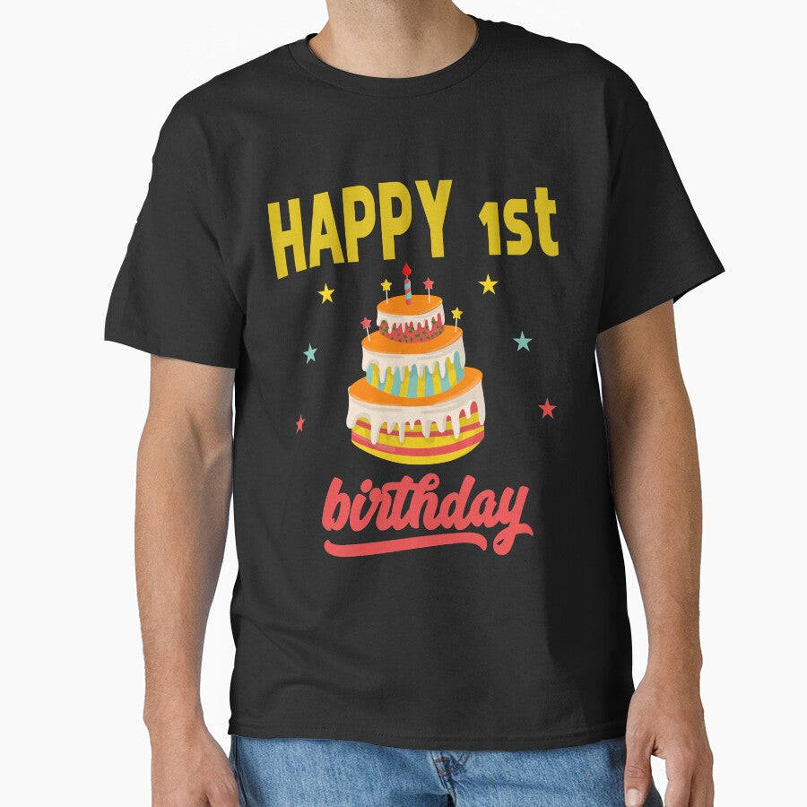 Kids Happy First Birthday for Boya and Girls by Hema Thilakaratne T-Shirts, Hoodie, Sweatshirt | BlankRebels.com (Image 1)