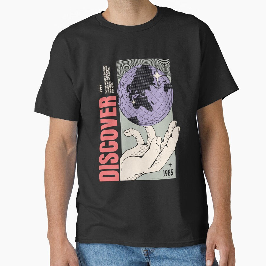 Discover (Black Edition) by Achraf Mansouri T-Shirts, Hoodie, Sweatshirt | BlankRebels.com (Image 1)