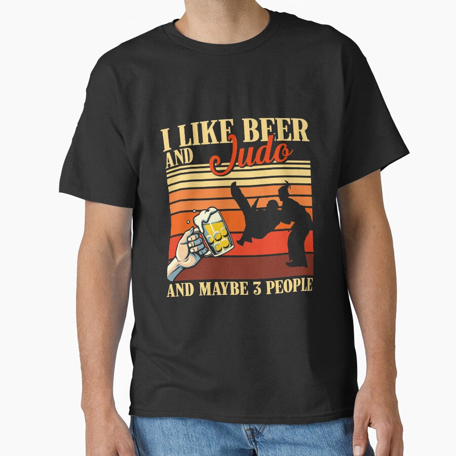 Vintage Beer Judo And Maybe 3 People by LucianaShop T-Shirts, Hoodie, Sweatshirt | BlankRebels.com (Image 1)