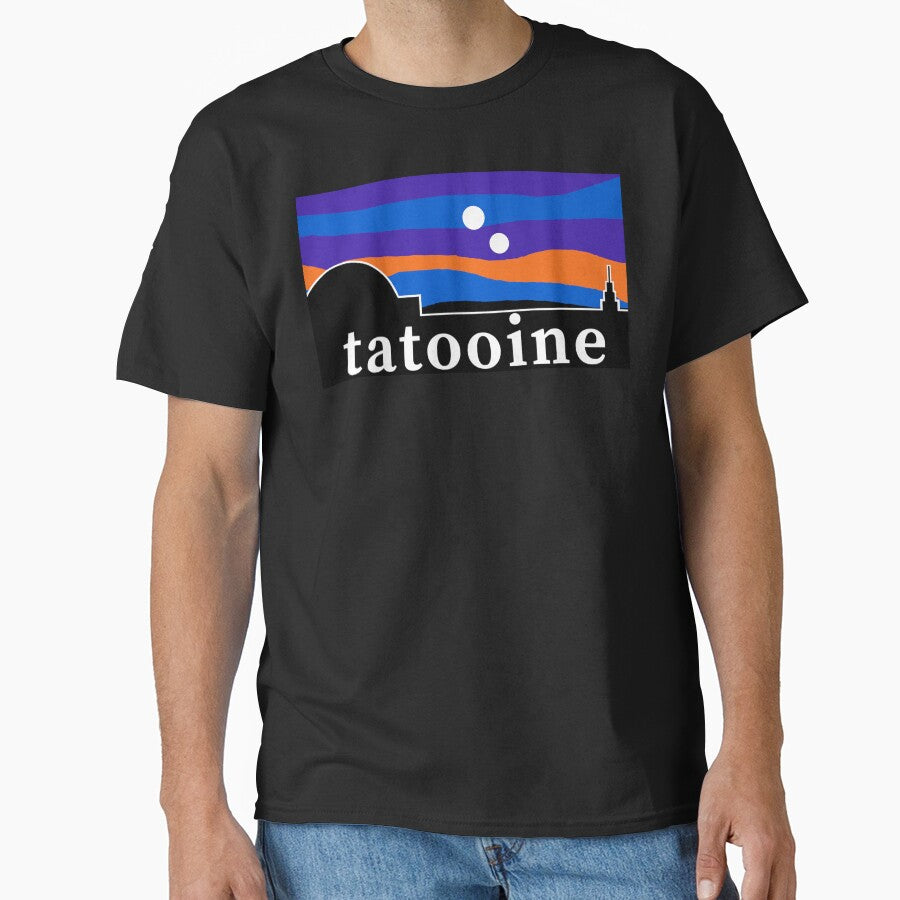 Tatooine - Retro Pop Culture Design by Adonalyn T-Shirts, Hoodie, Sweatshirt | BlankRebels.com (Image 1)