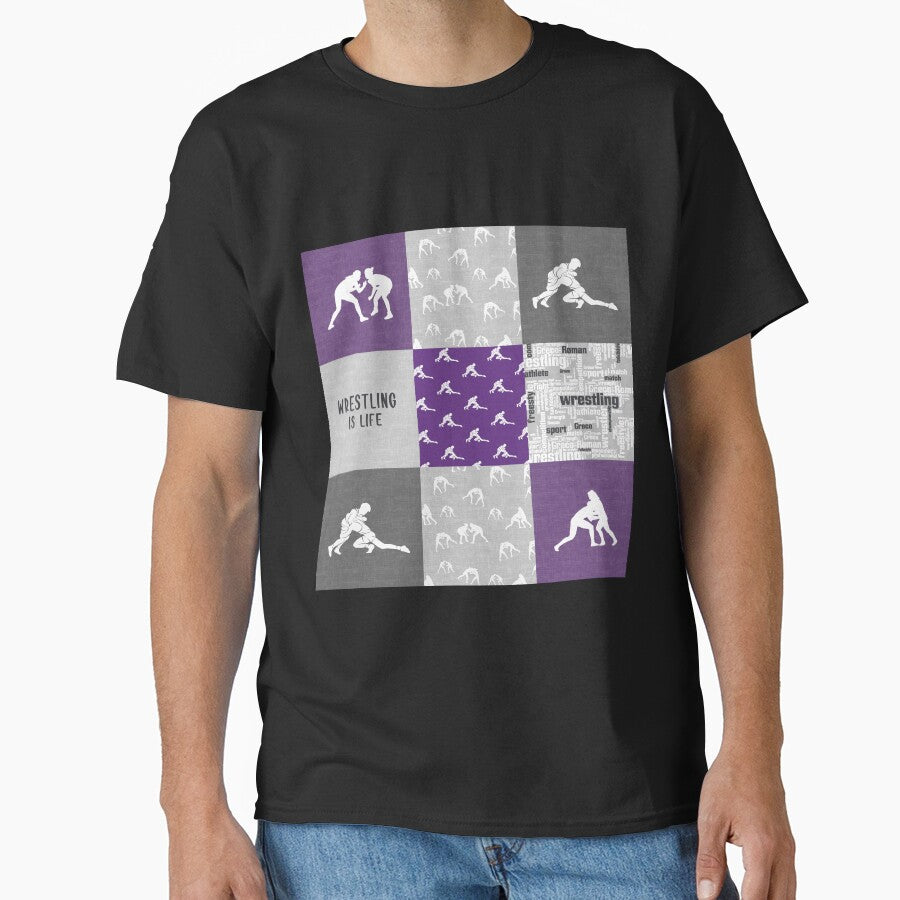 Purple Wrestling is life by LittleShop79 T-Shirts, Hoodie, Sweatshirt | BlankRebels.com (Image 1)