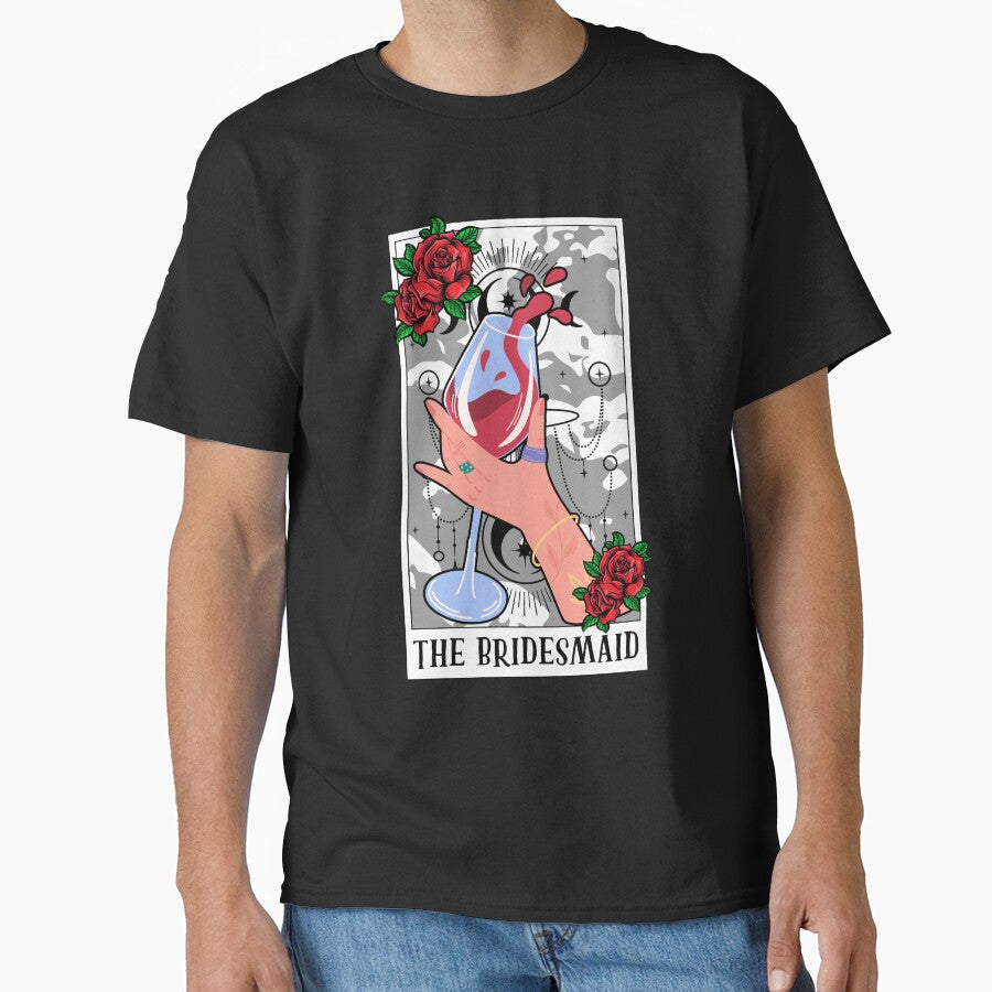 Funny The Bridesmaid Tarot Card For Tarot Cartomancy Lovers by Nessshirts T-Shirts, Hoodie, Sweatshirt (Image 1)