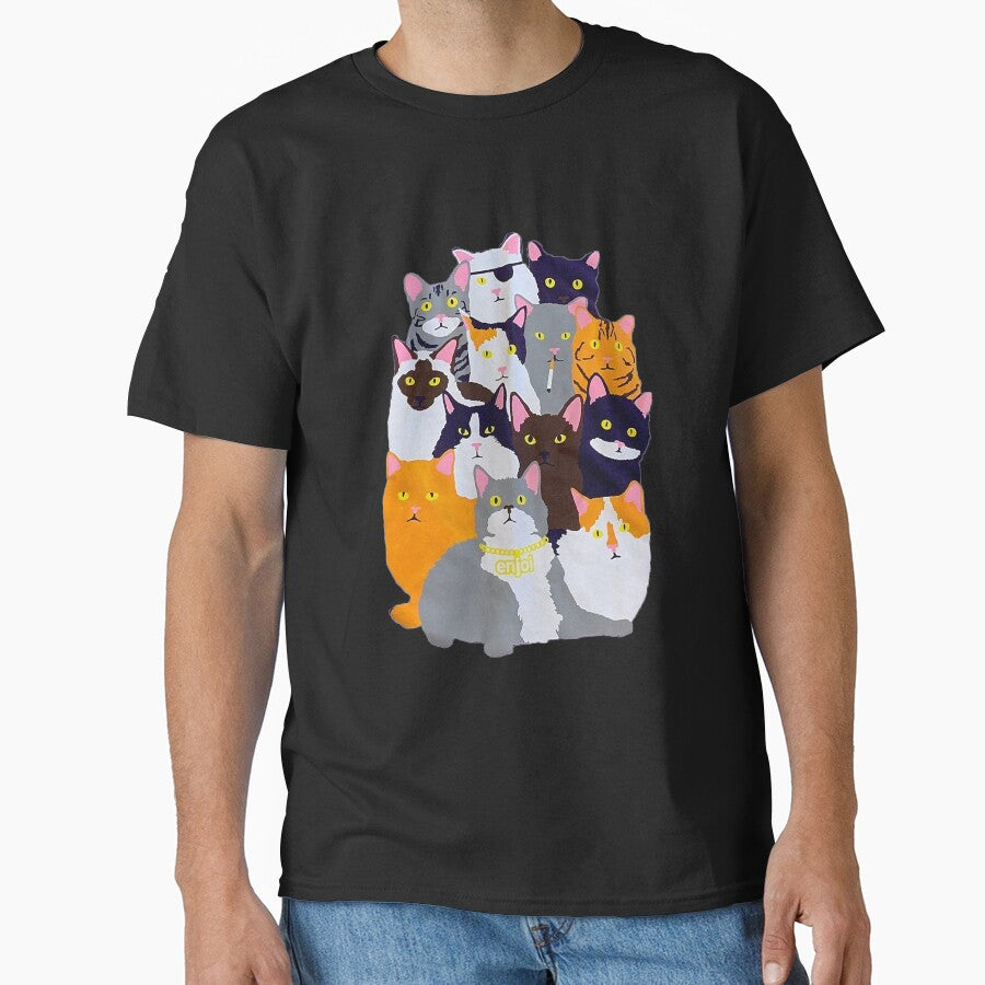 Vintage Y2K Enjoi Cat Gang by LuiAriona1993 T-Shirts, Hoodie, Sweatshirt | BlankRebels.com (Image 1)