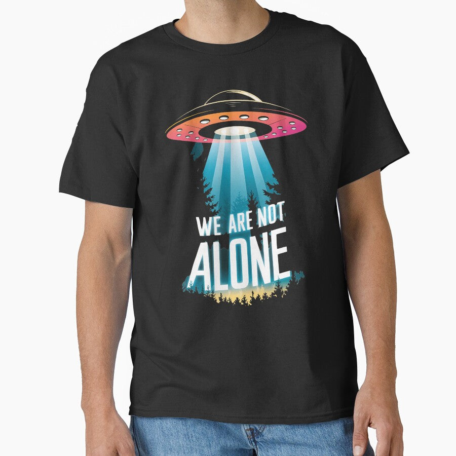 Ufo We Are Not Alone by SharronDawn T-Shirts, Hoodie, Sweatshirt | BlankRebels.com (Image 1)