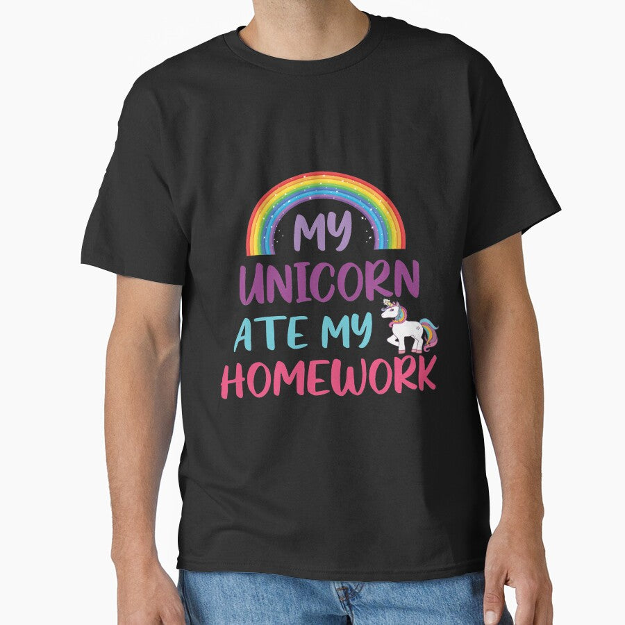 My Unicorn Ate My Homework by HumbleShirt T-Shirts, Hoodie, Sweatshirt | BlankRebels.com (Image 1)