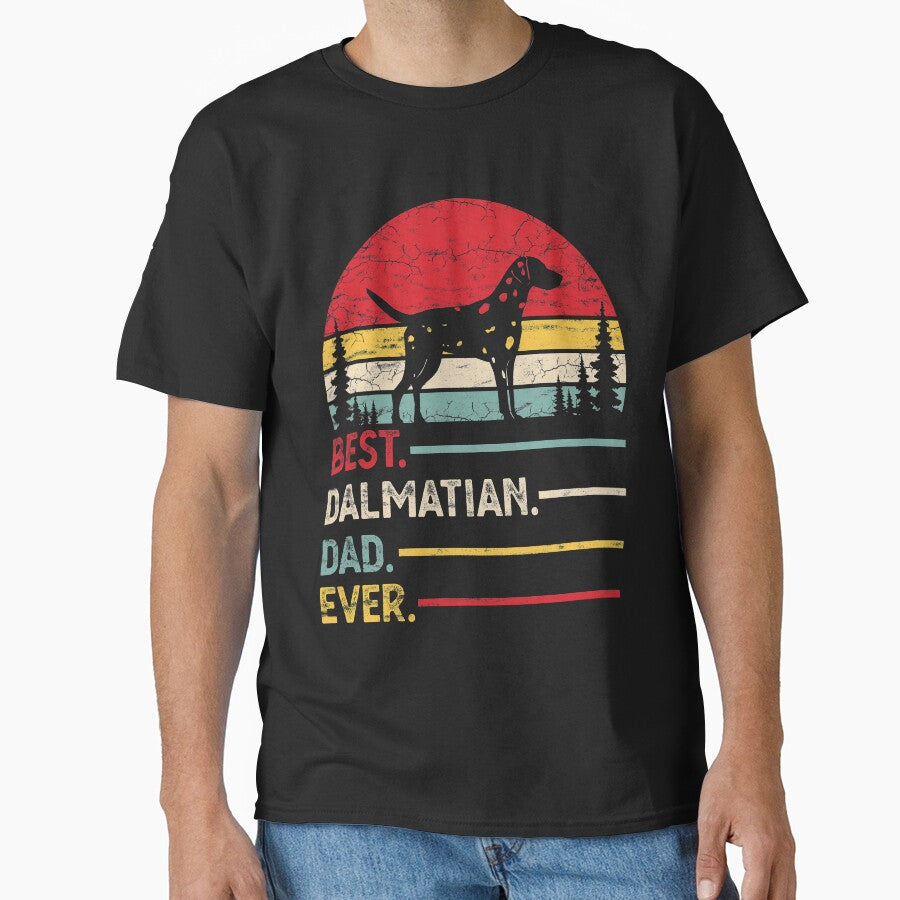Vintage Best Dalmatian Dad Ever by rafaeltto T-Shirts, Hoodie, Sweatshirt | BlankRebels.com (Image 1)