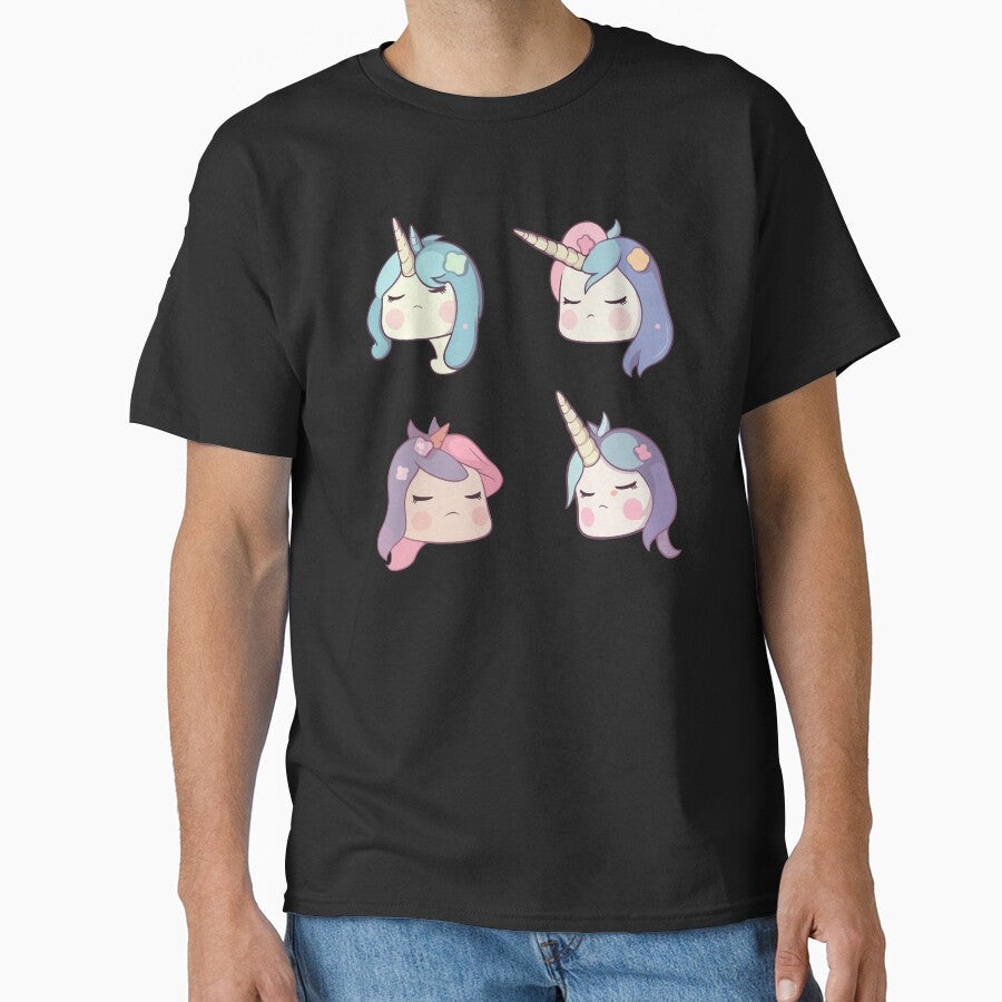 Kawaii Unicorn Sticker Pack by StickerWorlds T-Shirts, Hoodie, Sweatshirt | BlankRebels.com (Image 1)