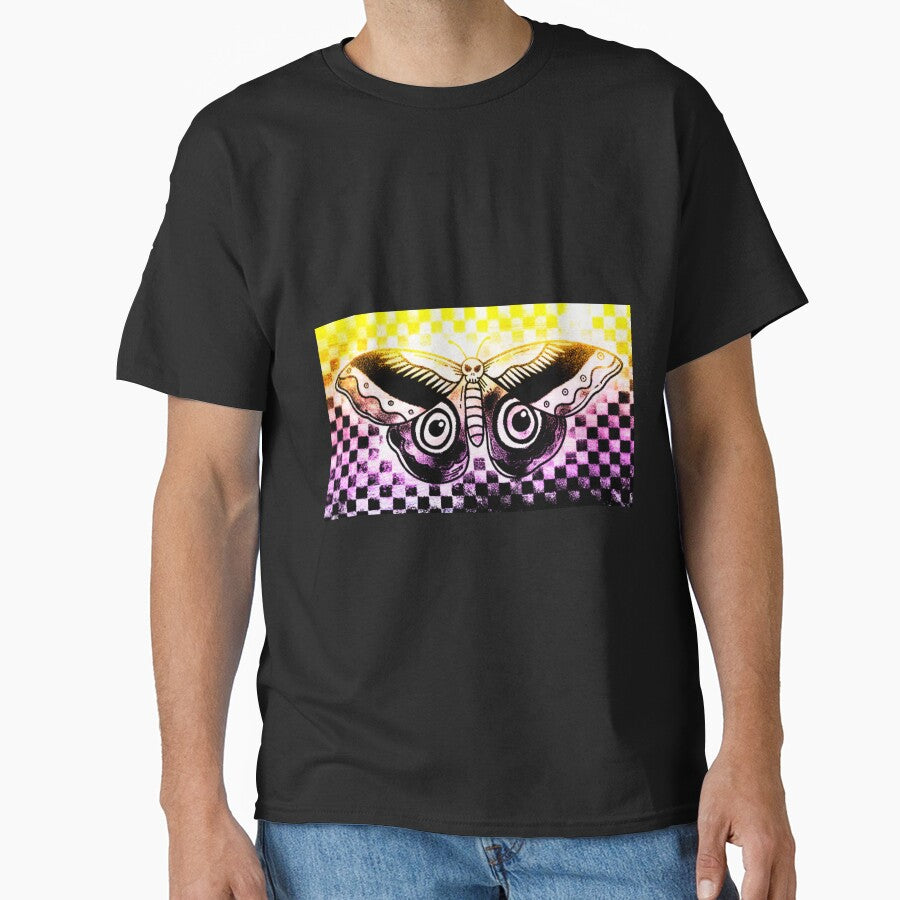 skull butterfly grunge T-Shir by CristalleLisa T-Shirts, Hoodie, Sweatshirt | BlankRebels.com (Image 1)