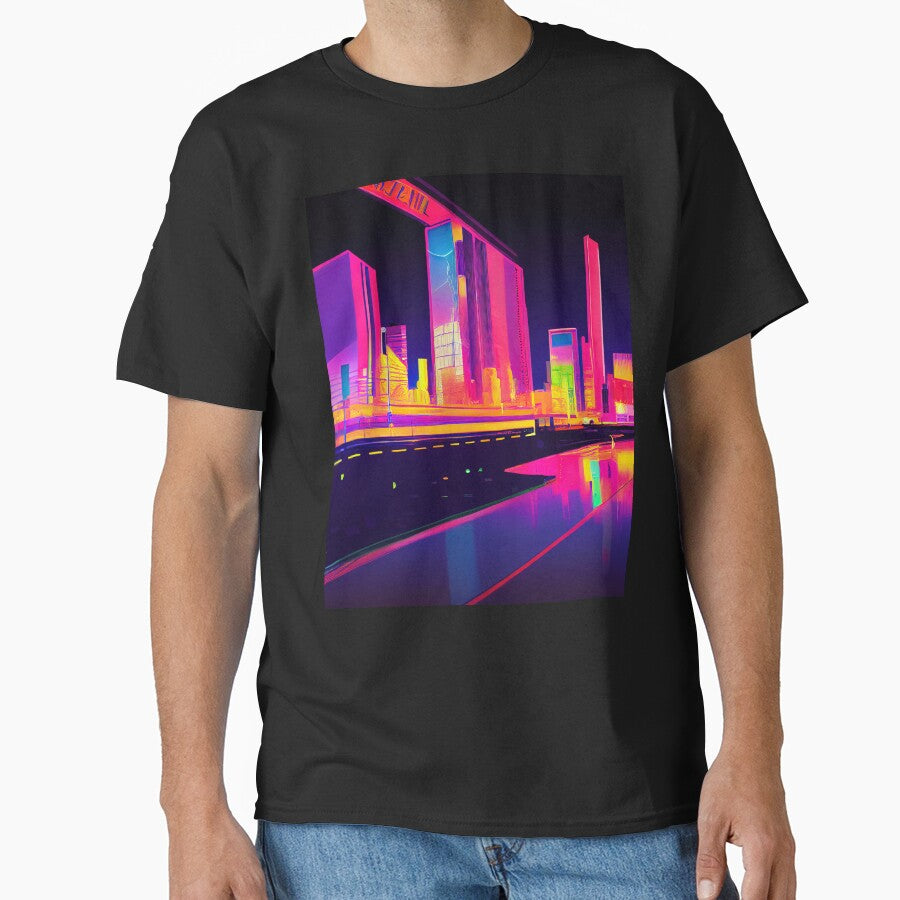 Wichita Neon Vaporwave by ComicsFactory T-Shirts, Hoodie, Sweatshirt | BlankRebels.com (Image 1)