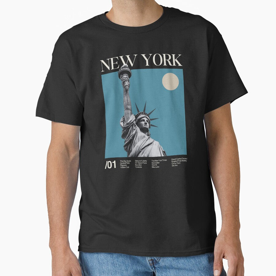 New York Minimalist Aesthetic Dark Colour by moyjoystudio