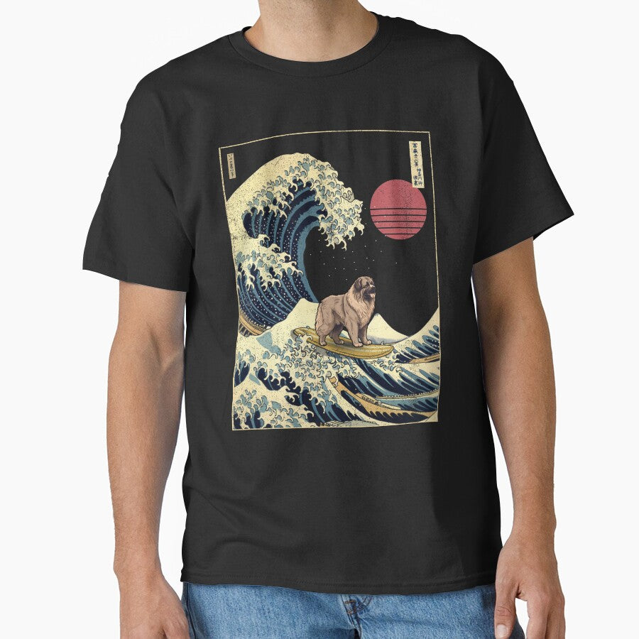 Estrela Mountain Kanagawa Japanese Surfing Wave by rafaeltto T-Shirts, Hoodie, Sweatshirt | BlankRebels.com (Image 1)