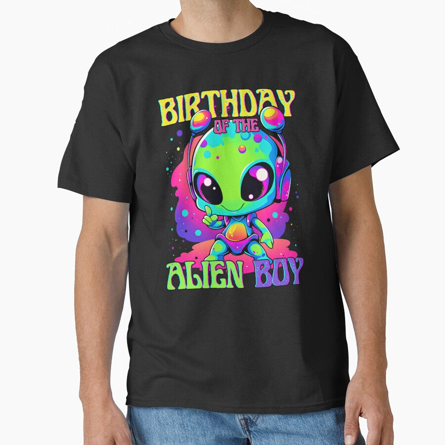 Birthday of the alien boy Birthday matching by SFIPS T-Shirts, Hoodie, Sweatshirt | BlankRebels.com (Image 1)