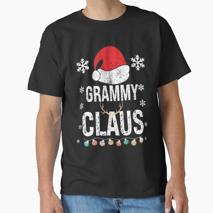 Grammy Claus Family Matching Xmas Light Funny Christmas Pajama by ZANNIX T-Shirts, Hoodie, Sweatshirt (Image 1)