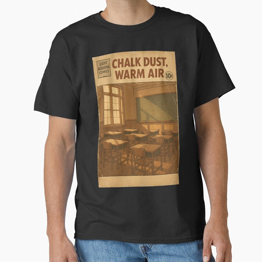 Nostalgic Light Academia: Chalk dust, warm air by bapupa T-Shirts, Hoodie, Sweatshirt | BlankRebels.com (Image 1)