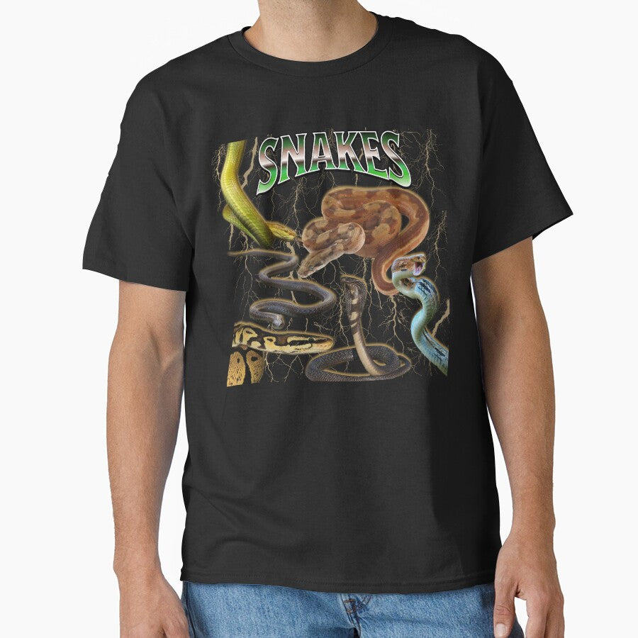 Snake Bootleg Vintage by FateAndStardust T-Shirts, Hoodie, Sweatshirt | BlankRebels.com (Image 1)