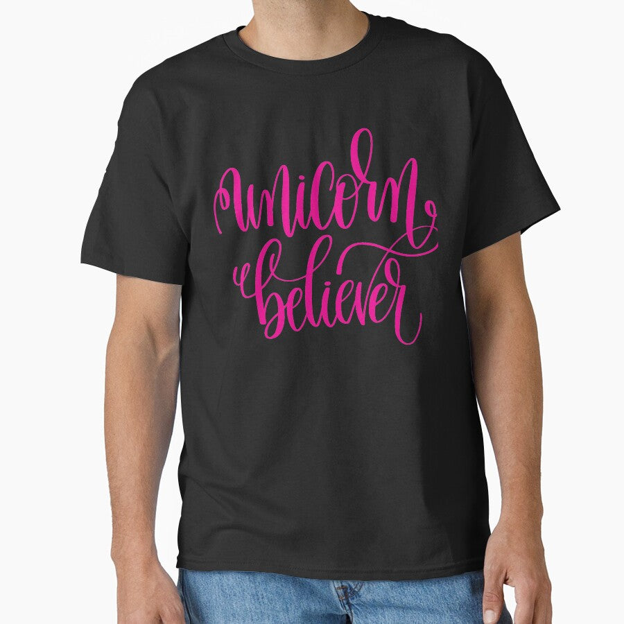 Unicorn Believer  Kid Art  Inspirational Quote by ProjectX23 T-Shirts, Hoodie, Sweatshirt | BlankRebels.com (Image 1)