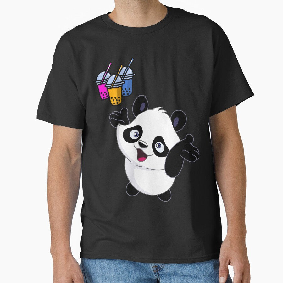 Copy of Panda Bubble Tea by animalstore11 T-Shirts, Hoodie, Sweatshirt | BlankRebels.com (Image 1)