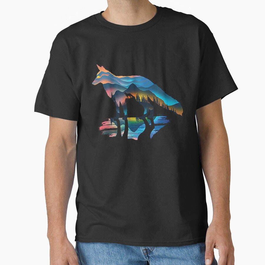 Mountain Fox by pirategraphic3 T-Shirts, Hoodie, Sweatshirt | BlankRebels.com (Image 1)