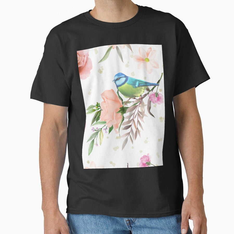 floral bird by zaher97 T-Shirts, Hoodie, Sweatshirt | BlankRebels.com (Image 1)