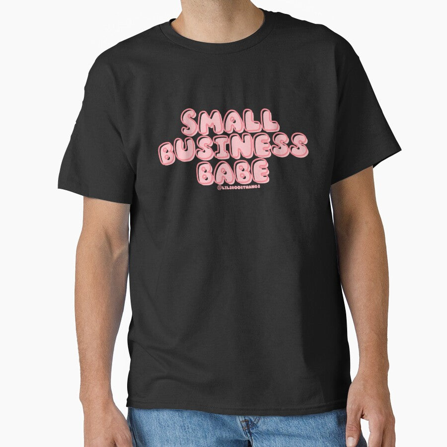 Small business babe. 19a | @lilsboobthangs by lilsboobthangs T-Shirts, Hoodie, Sweatshirt | BlankRebels.com (Image 1)