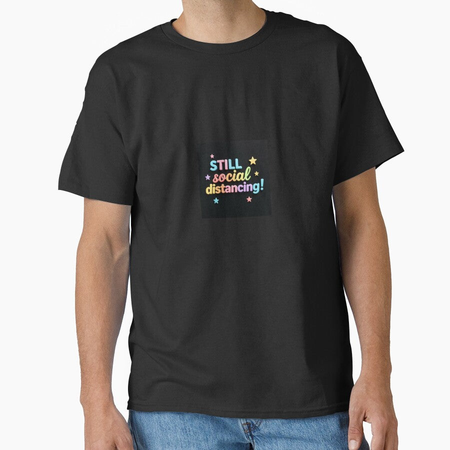 Still Social Distancing – Funny Pastel Introvert Design by RantyPanda T-Shirts, Hoodie, Sweatshirt (Image 1)