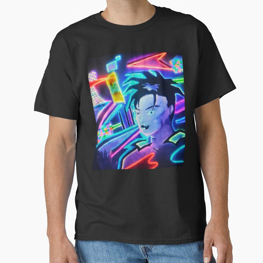 Neon Glow Cyberpunk - Synthwave Vaporwave Sticker/Tee. by RBest! Hoodie, Sweatshirt | BlankRebels.com (Image 1)