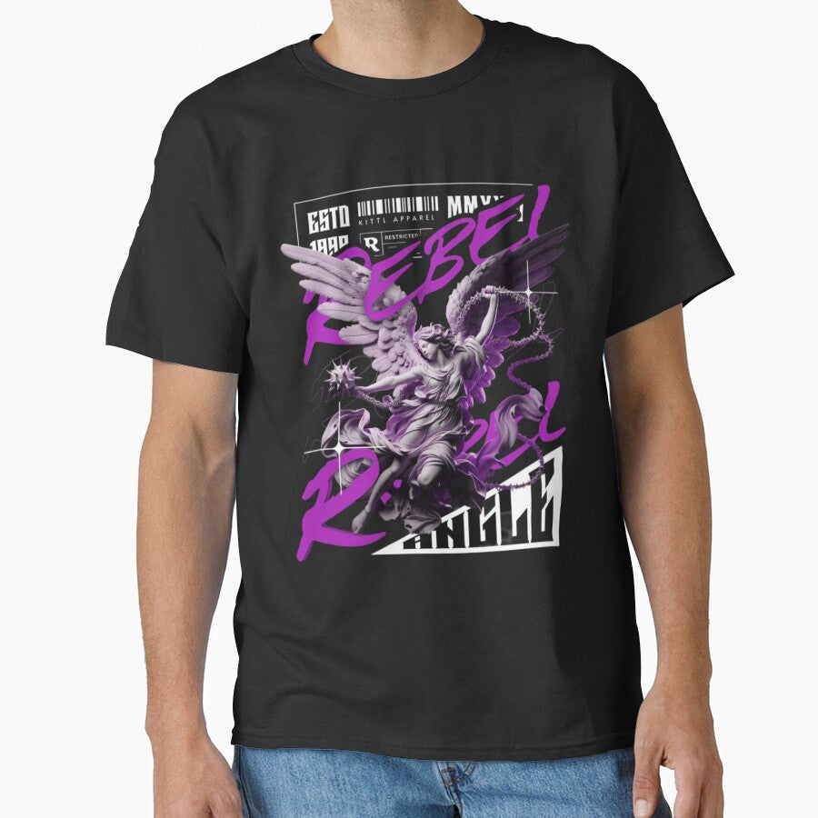 REBEL | Angel | Graphic Sweatshirt by Fuziese T-Shirts, Hoodie | BlankRebels.com (Image 1)