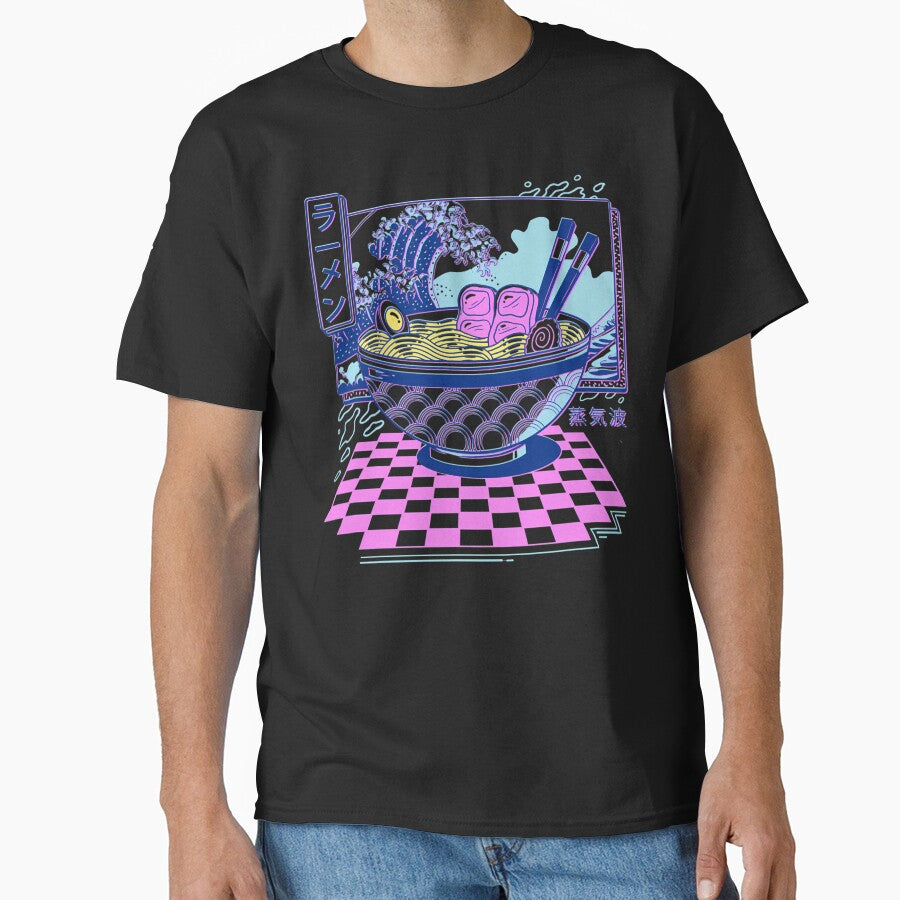Vaporwave-Ramen by jihxcq8xry T-Shirts, Hoodie, Sweatshirt | BlankRebels.com (Image 1)