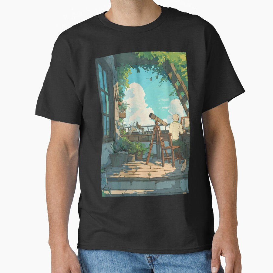 Vintage Binoculars Bird Watching Light Academia by bapupa T-Shirts, Hoodie, Sweatshirt | BlankRebels.com (Image 1)