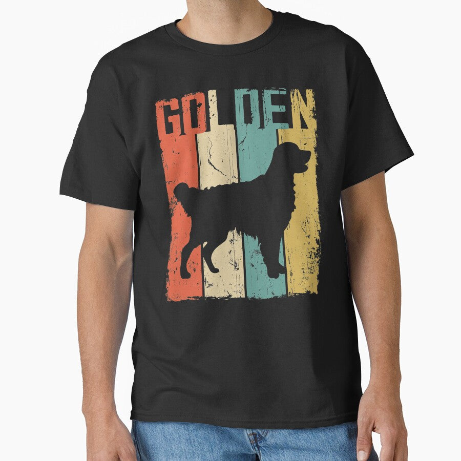 Golden Retriever Dog Vintage Retro Style by rafaeltto T-Shirts, Hoodie, Sweatshirt | BlankRebels.com (Image 1)
