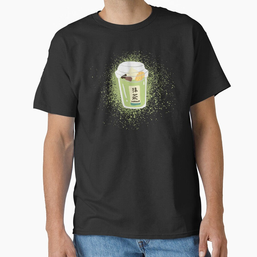 Matcha Ice Latte Perfect Cute Gift For Matcha Lover by AGreetee T-Shirts, Hoodie, Sweatshirt | BlankRebels.com (Image 1)