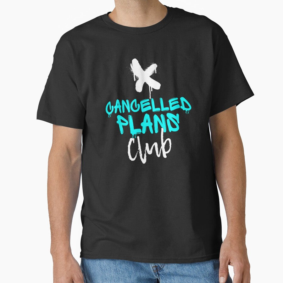 Cancelled Plans Club | Cyan Graffiti Introvert Streetwear by JB-designstudio T-Shirts, Hoodie, Sweatshirt (Image 1)