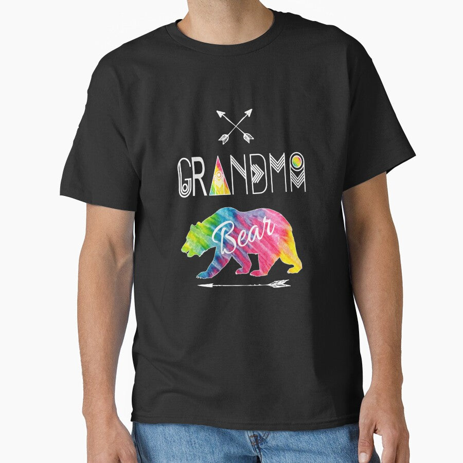 Grandma Bear Matching Family Tye Die Christmas Camping Gift by Sapphire Star T-Shirts, Hoodie, Sweatshirt (Image 1)