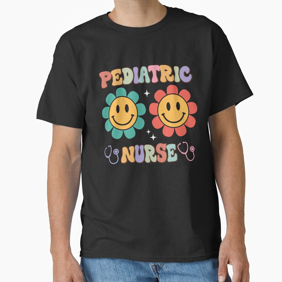 Pediatric Nurse Cute Future Nurse Nursing School Nurse Retro by ZANNIX T-Shirts, Hoodie, Sweatshirt (Image 1)
