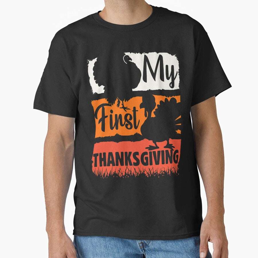My First Thanksgiving by Daluyong T-Shirts, Hoodie, Sweatshirt | BlankRebels.com (Image 1)