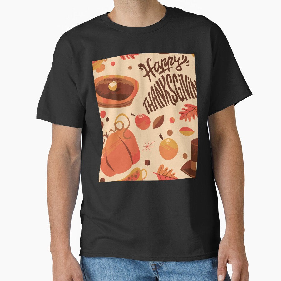 Thanksgiving Pattern by zaher97 T-Shirts, Hoodie, Sweatshirt | BlankRebels.com (Image 1)