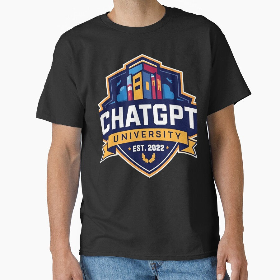 ChatGPT University – Est. 2022 by FitEnvy T-Shirts, Hoodie, Sweatshirt | BlankRebels.com (Image 1)