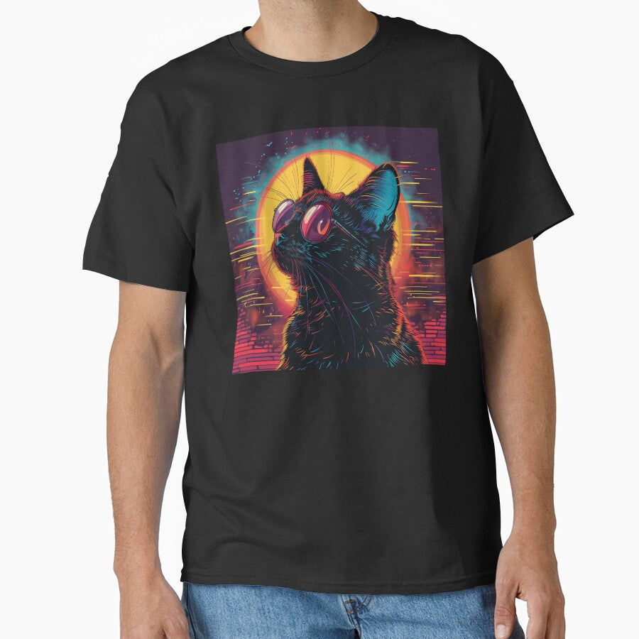 Time Traveling Cybernetic Cat by Artful-Adam T-Shirts, Hoodie, Sweatshirt | BlankRebels.com (Image 1)