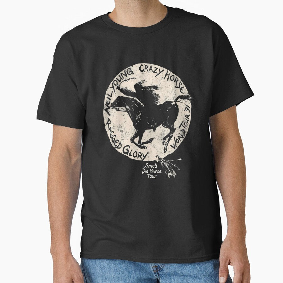 Neil Young Crazy Horse World Tour Tragged Glory by Rafsanmaster T-Shirts, Hoodie, Sweatshirt | BlankRebels.com (Image 1)