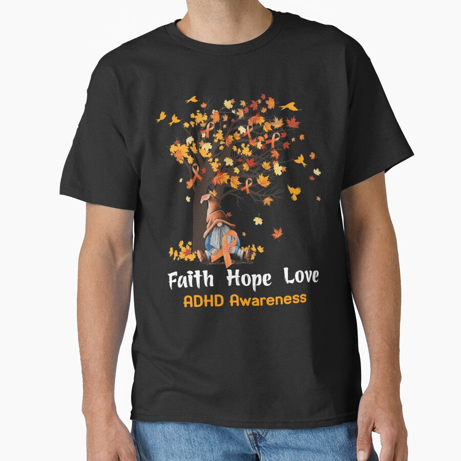 ADHD Awareness Faith Hope Love by GennieShop T-Shirts, Hoodie, Sweatshirt | BlankRebels.com (Image 1)