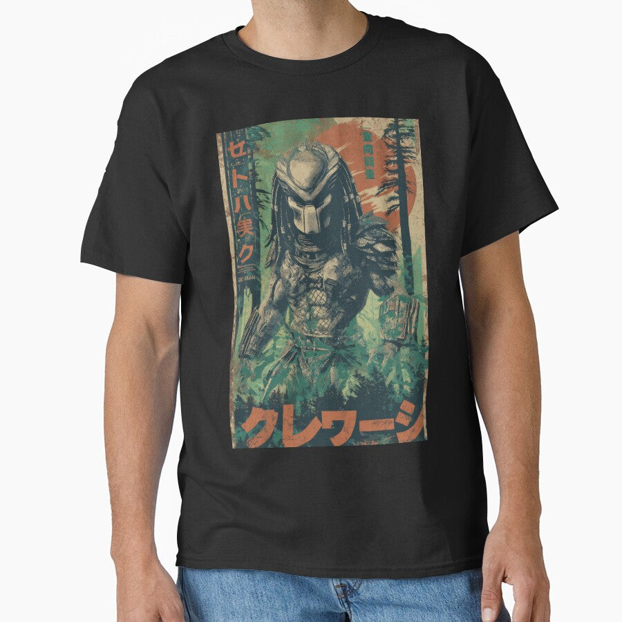 Distressed Predator Vintage Poster by AnimeArsenalPrints T-Shirts, Hoodie, Sweatshirt | BlankRebels.com (Image 1)