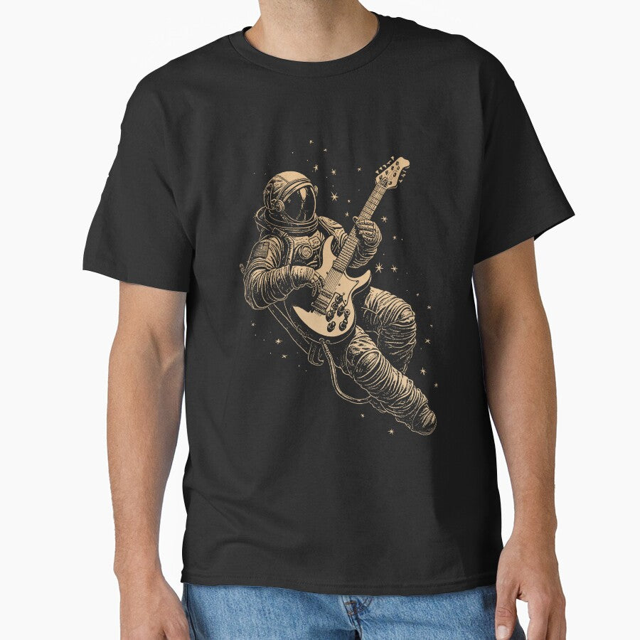 Astronaut Playing Guitar by ekimicco T-Shirts, Hoodie, Sweatshirt | BlankRebels.com (Image 1)