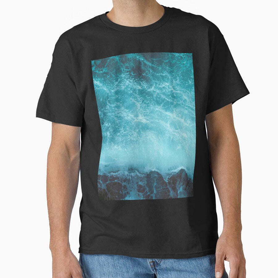 Emerald Ocean Waves by stuff-n-stuff T-Shirts, Hoodie, Sweatshirt | BlankRebels.com (Image 1)