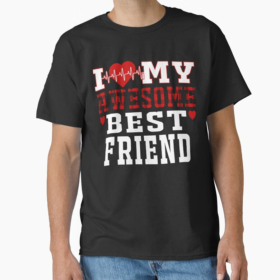My Awesome Best Friend by JudyMann8258 T-Shirts, Hoodie, Sweatshirt | BlankRebels.com (Image 1)