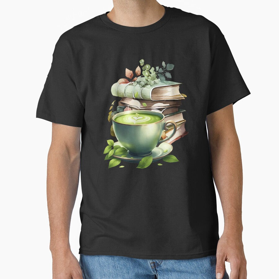 “Matcha, Books & Blooms” – Cozy Reading Vibes by MochaBookClub T-Shirts, Hoodie, Sweatshirt | BlankRebels.com (Image 1)