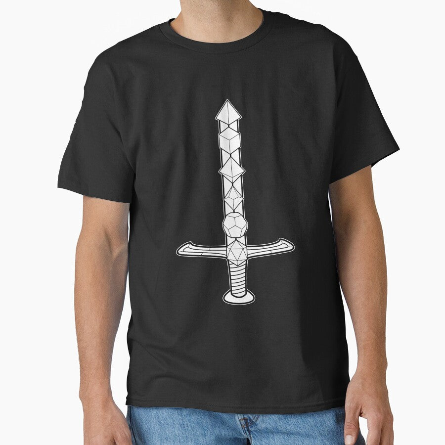 RPG Dice Design Sticker Shirt by NateFellhauer Hoodie, Sweatshirt | BlankRebels.com (Image 1)