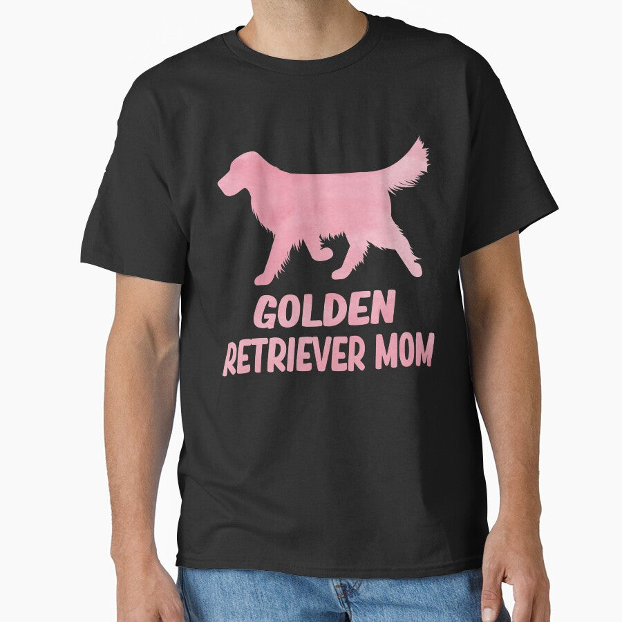 golden retriever mom silhouette watercolor gifts by alaechamlal T-Shirts, Hoodie, Sweatshirt | BlankRebels.com (Image 1)