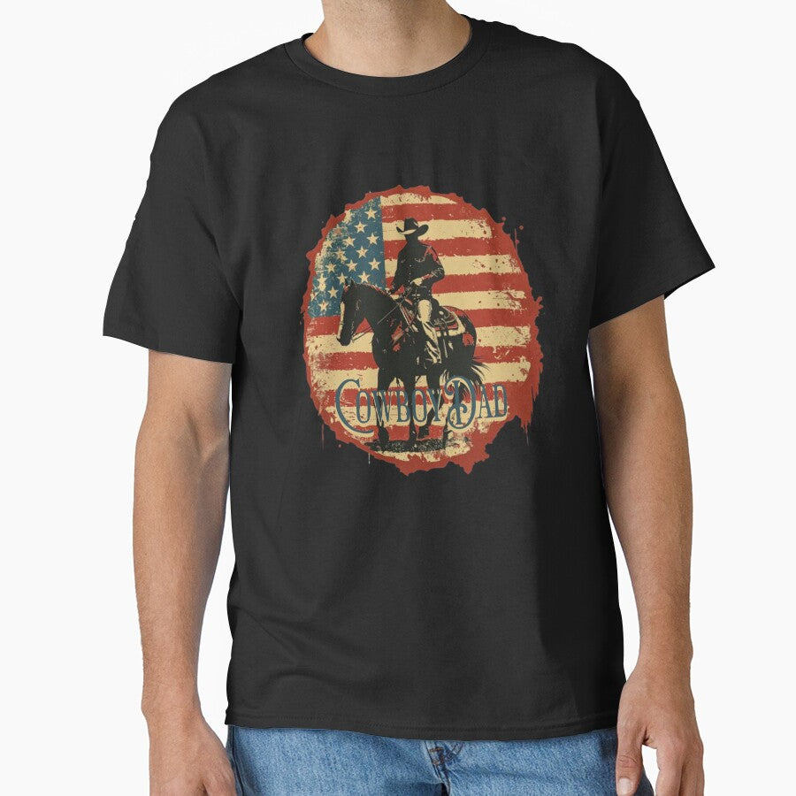 cowboy dad vintage USA, father's day by everythingjoy33 T-Shirts, Hoodie, Sweatshirt | BlankRebels.com (Image 1)