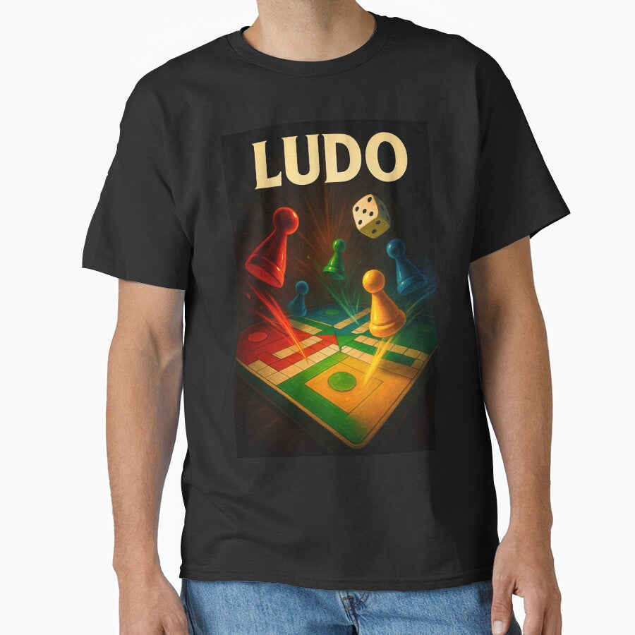 Ludo Game Board Family Fun Design by Retr0Tshirts T-Shirts, Hoodie, Sweatshirt | BlankRebels.com (Image 1)