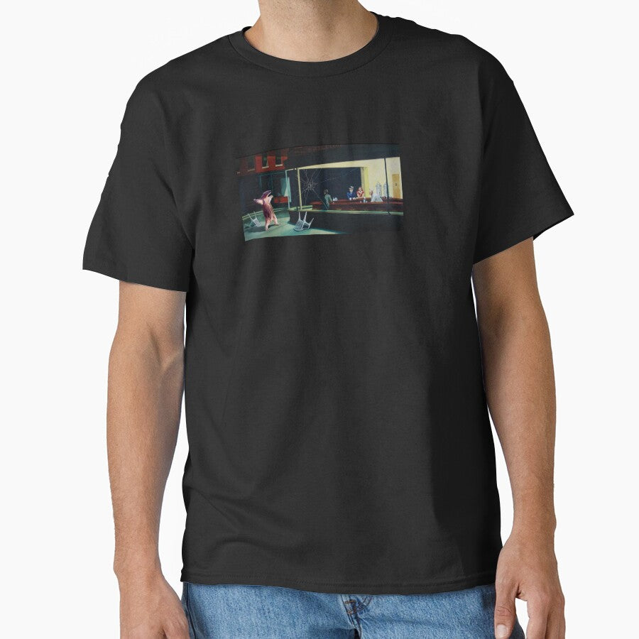 Banksy Nighthawks by Adbor-Tb T-Shirts, Hoodie, Sweatshirt | BlankRebels.com (Image 1)